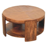 Savoy Leather Coffee Table - Artisan Furniture - Flyclothing LLC
