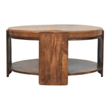 Savoy Leather Coffee Table - Artisan Furniture - Flyclothing LLC