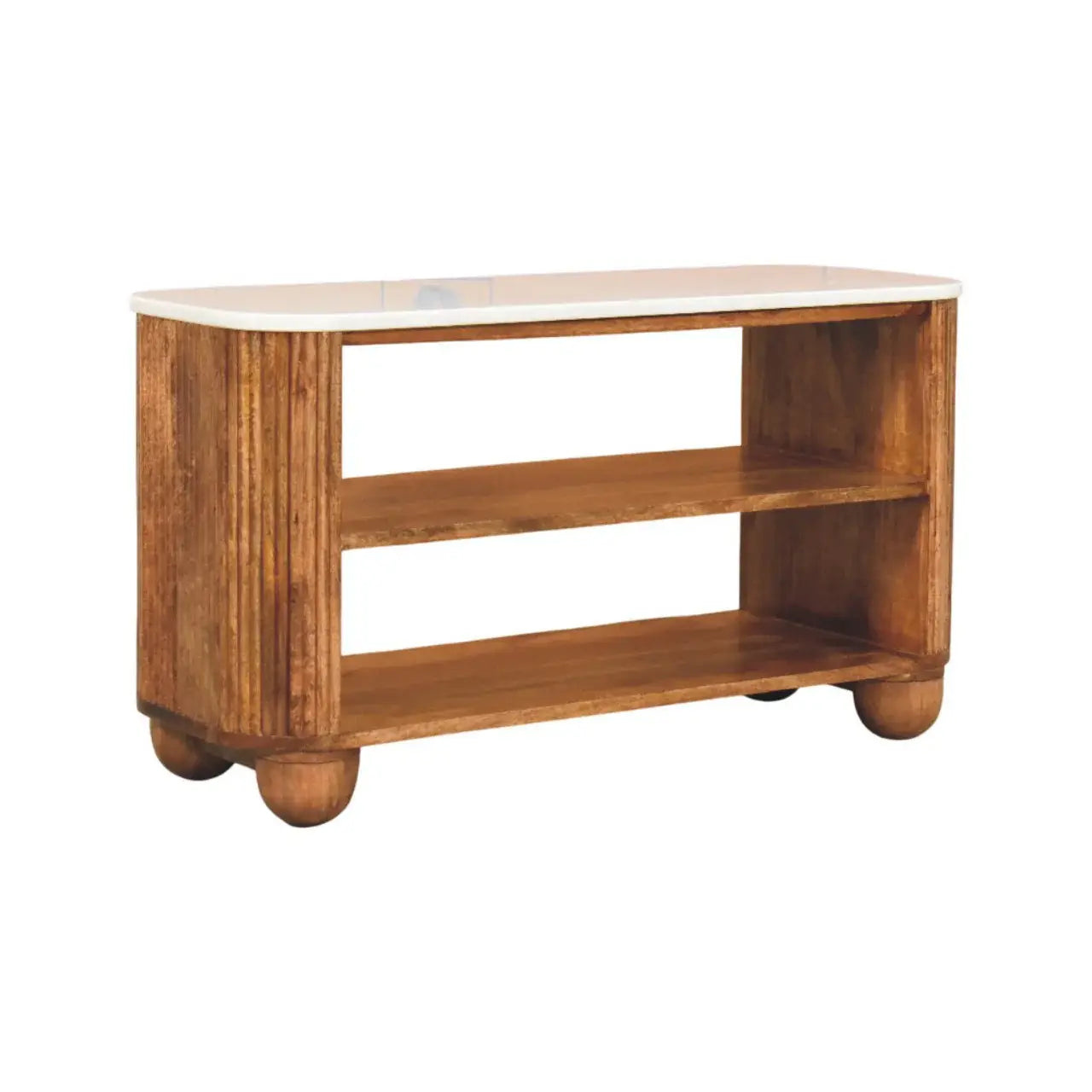 Beaumont Marble Shoe Bench - Artisan Furniture - Flyclothing LLC
