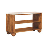 Beaumont Marble Shoe Bench - Artisan Furniture - Flyclothing LLC