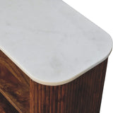 Beaumont Marble Shoe Bench - Artisan Furniture - Flyclothing LLC