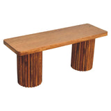 Astoria Fluted Bench - Artisan Furniture - Flyclothing LLC