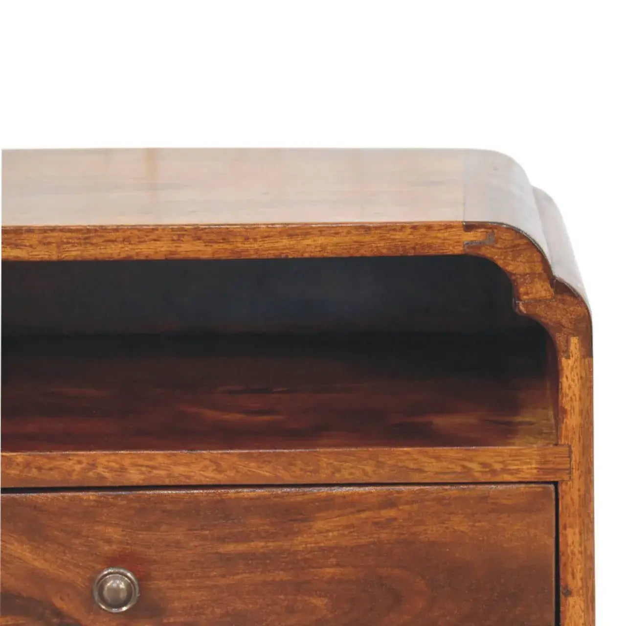 Avora Wall-Mounted Chestnut Bedside - Artisan Furniture - Flyclothing LLC