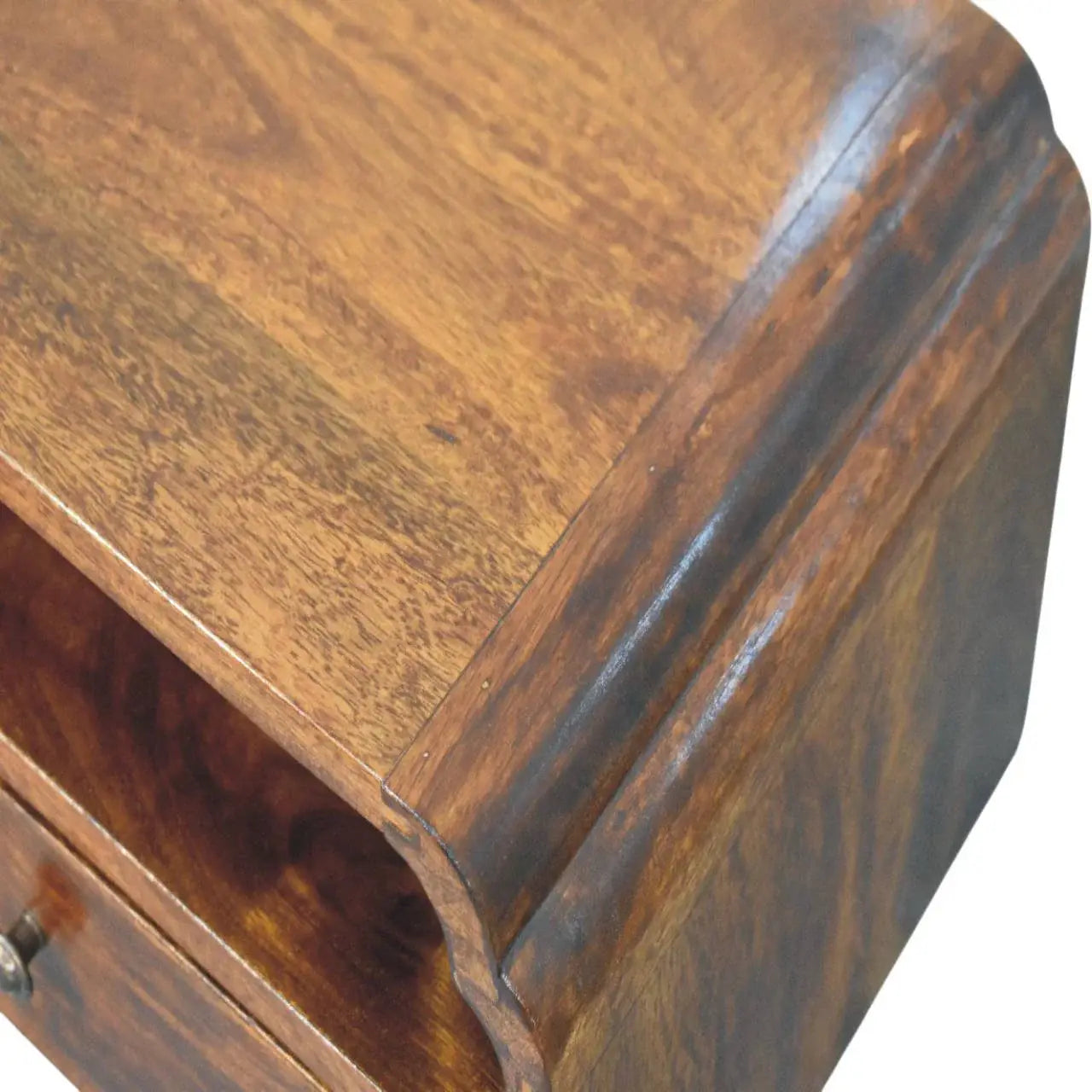 Avora Wall-Mounted Chestnut Bedside - Artisan Furniture - Flyclothing LLC
