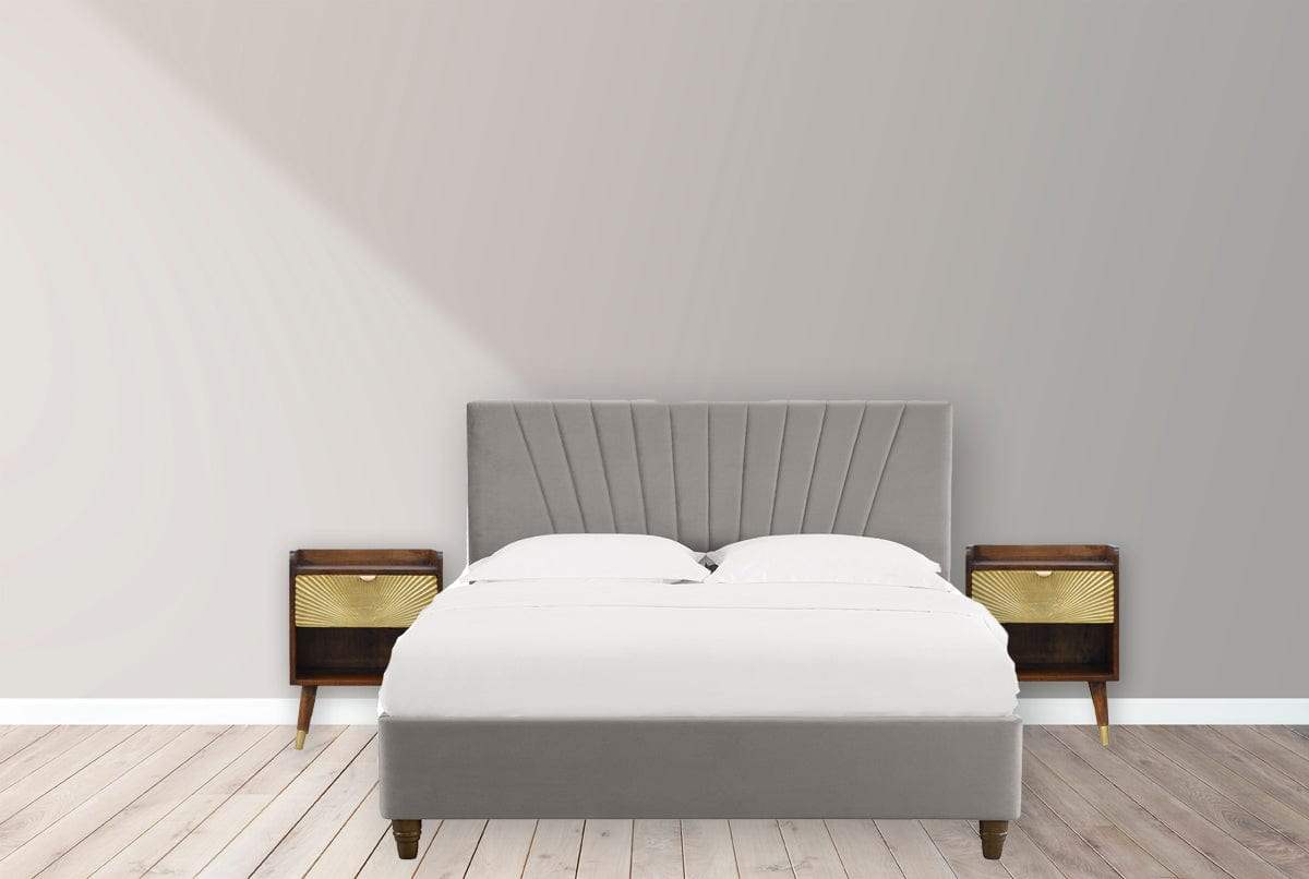 Manila Gold One Drawer Bedside - Artisan Furniture - Flyclothing LLC