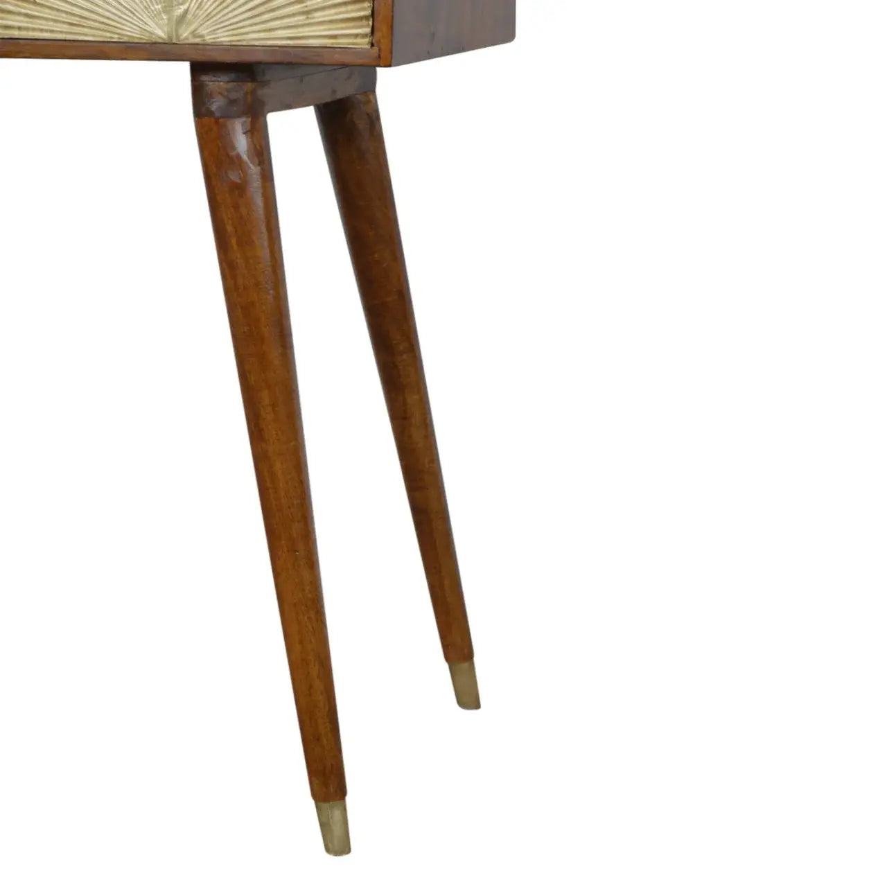 Sunrise Gold Carved Writing Desk - Artisan Furniture - Flyclothing LLC