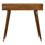 Sunrise Gold Carved Writing Desk - Artisan Furniture - Flyclothing LLC