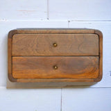 Floating Curved Chestnut Bedside - Artisan Furniture - Flyclothing LLC