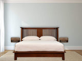 Chestnut Curve Floating Bedside - Artisan Furniture - Flyclothing LLC