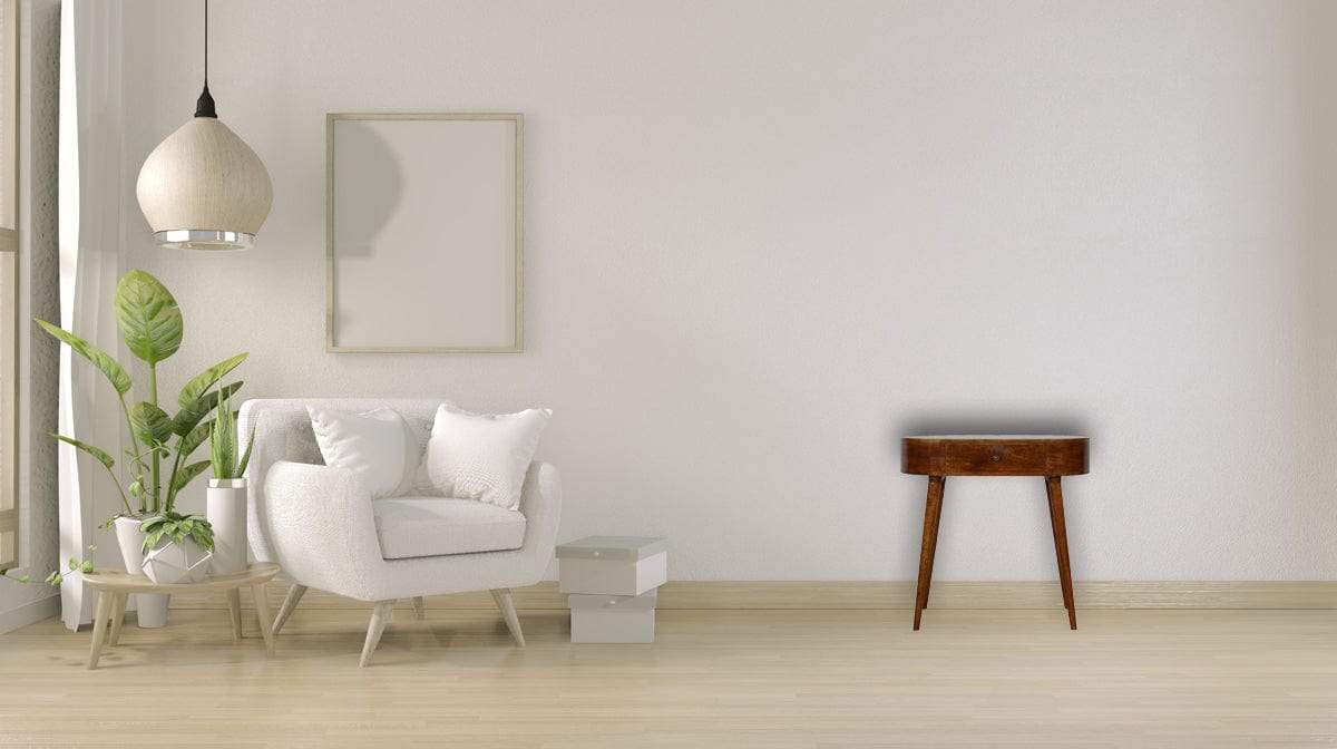 Albion Chestnut Console - Artisan Furniture - Flyclothing LLC