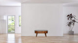 Chestnut Rounded Coffee Table - Artisan Furniture - Flyclothing LLC