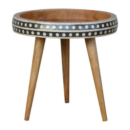 Small Dotted End Table - Artisan Furniture