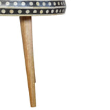 Small Dotted End Table - Artisan Furniture - Flyclothing LLC