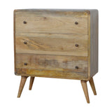 Curved Oak-ish Chest - Artisan Furniture