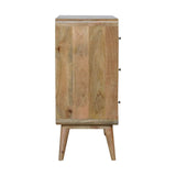 Curved Oak-ish Chest - Artisan Furniture - Flyclothing LLC