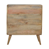 Curved Oak-ish Chest - Artisan Furniture - Flyclothing LLC