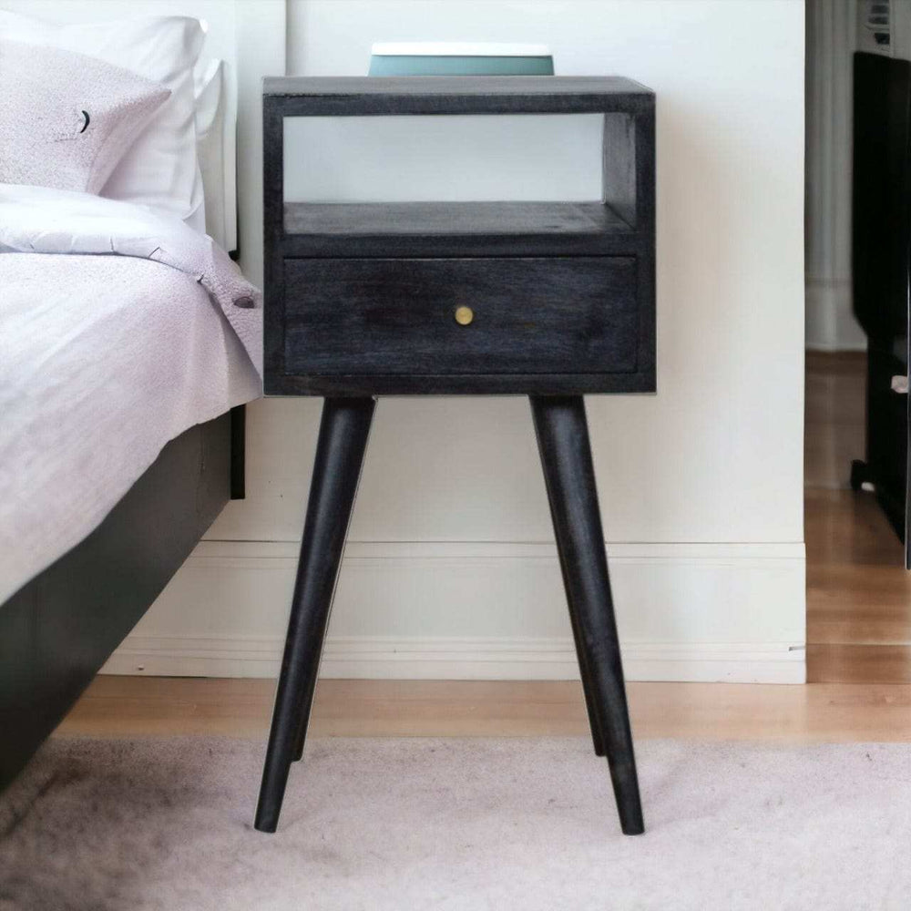 Mini Ash Black Bedside - Artisan Furniture - Flyclothing LLC