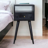 Mini Ash Black Bedside - Artisan Furniture - Flyclothing LLC