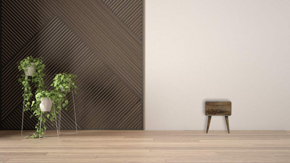 Curved Classic Grey Washed Bedside - Artisan Furniture - Flyclothing LLC