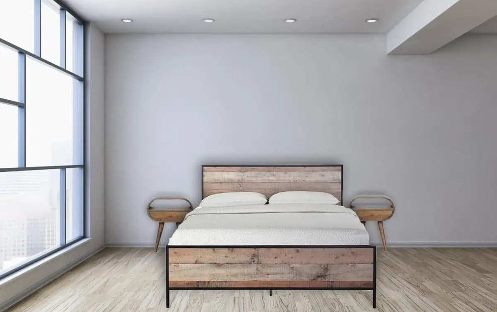 Artisan Furniture Grey Washed Circular nightstand - Artisan Furniture - Flyclothing LLC