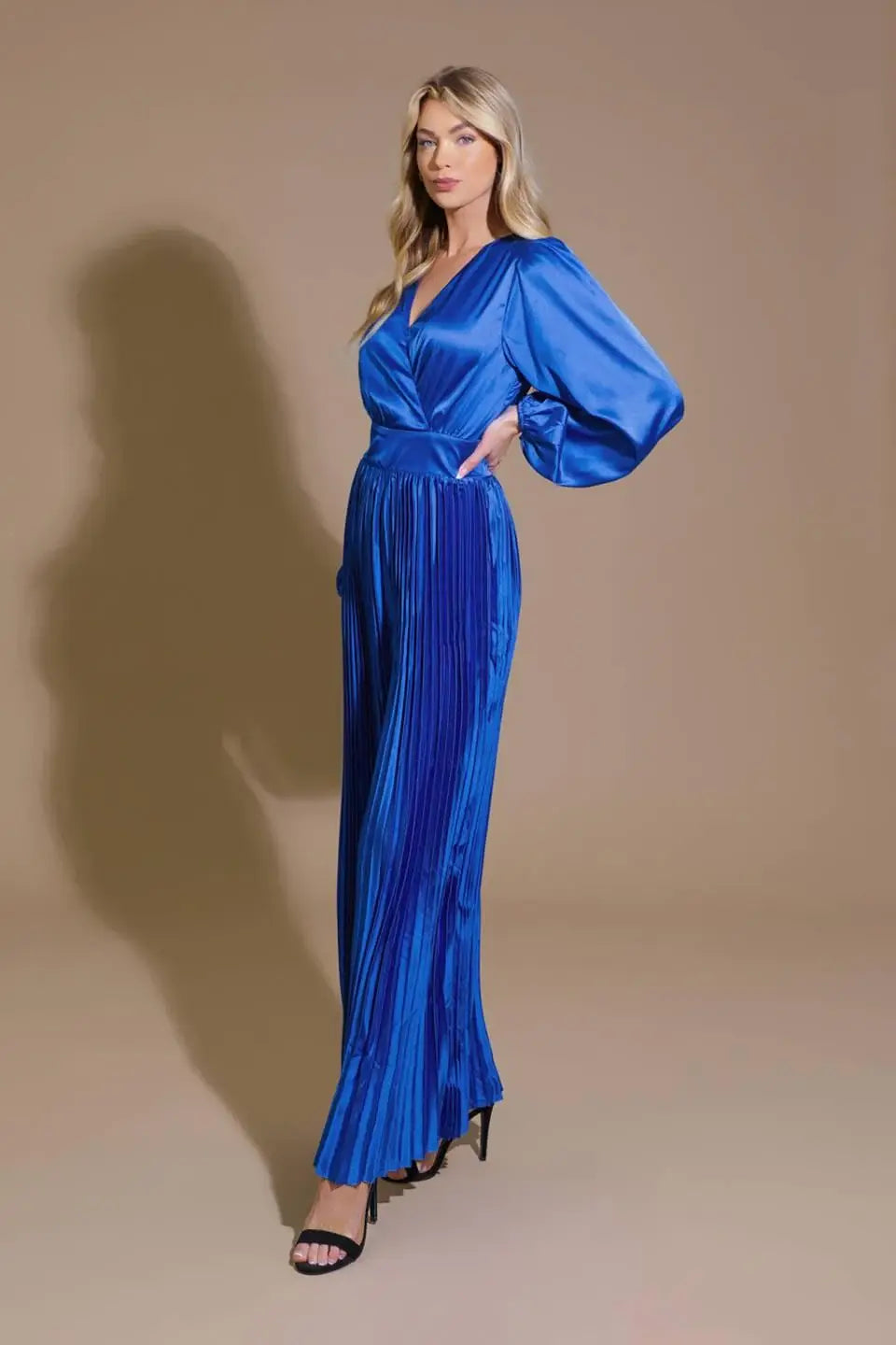 CRUSHING ON YOU SATIN JUMPSUIT - Flying Tomato - Flyclothing LLC