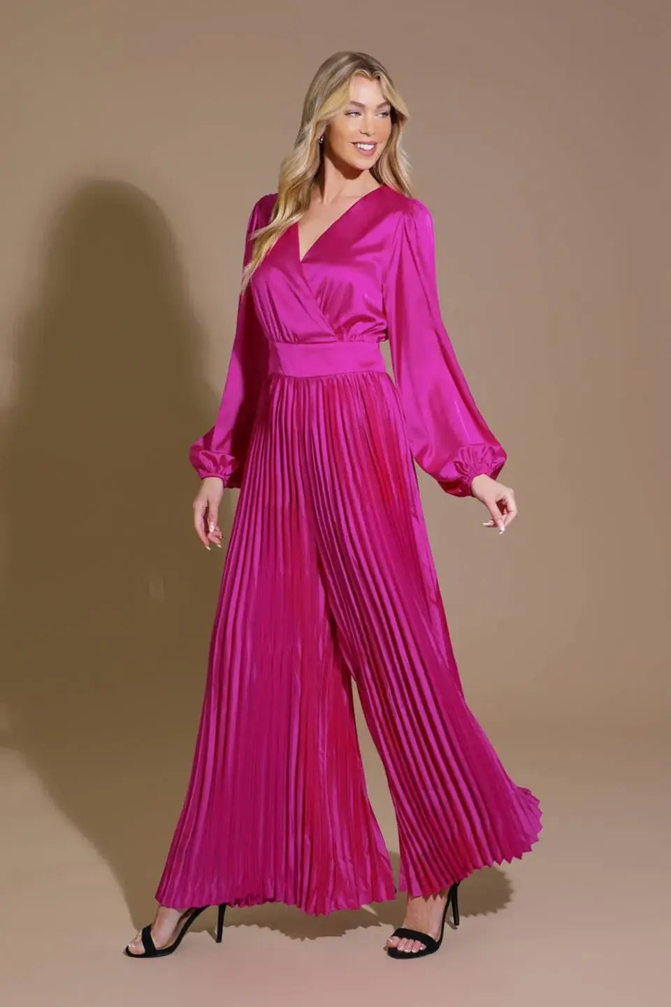 CRUSHING ON YOU SATIN JUMPSUIT - Flying Tomato - Flyclothing LLC