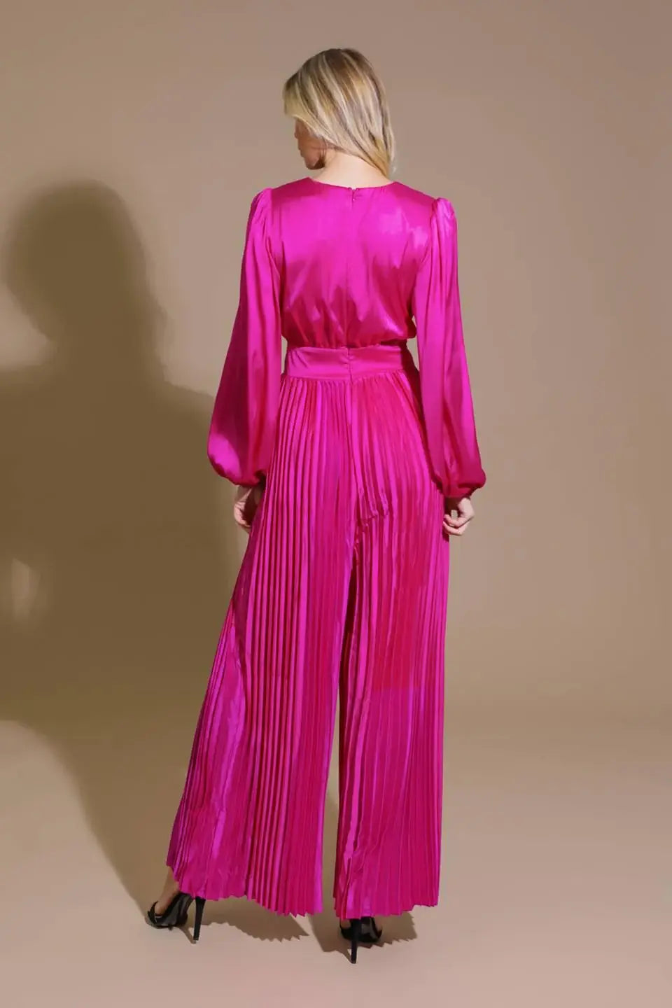 CRUSHING ON YOU SATIN JUMPSUIT - Flying Tomato - Flyclothing LLC