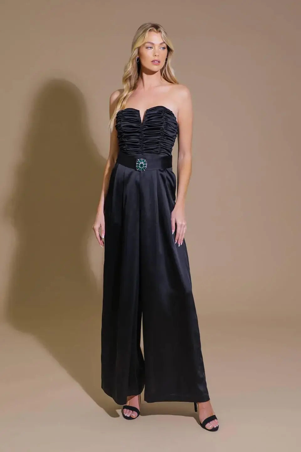LOST IN YOUR EYES WOVEN JUMPSUIT - Flying Tomato - Flyclothing LLC