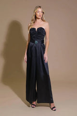 LOST IN YOUR EYES WOVEN JUMPSUIT - Flying Tomato - Flyclothing LLC