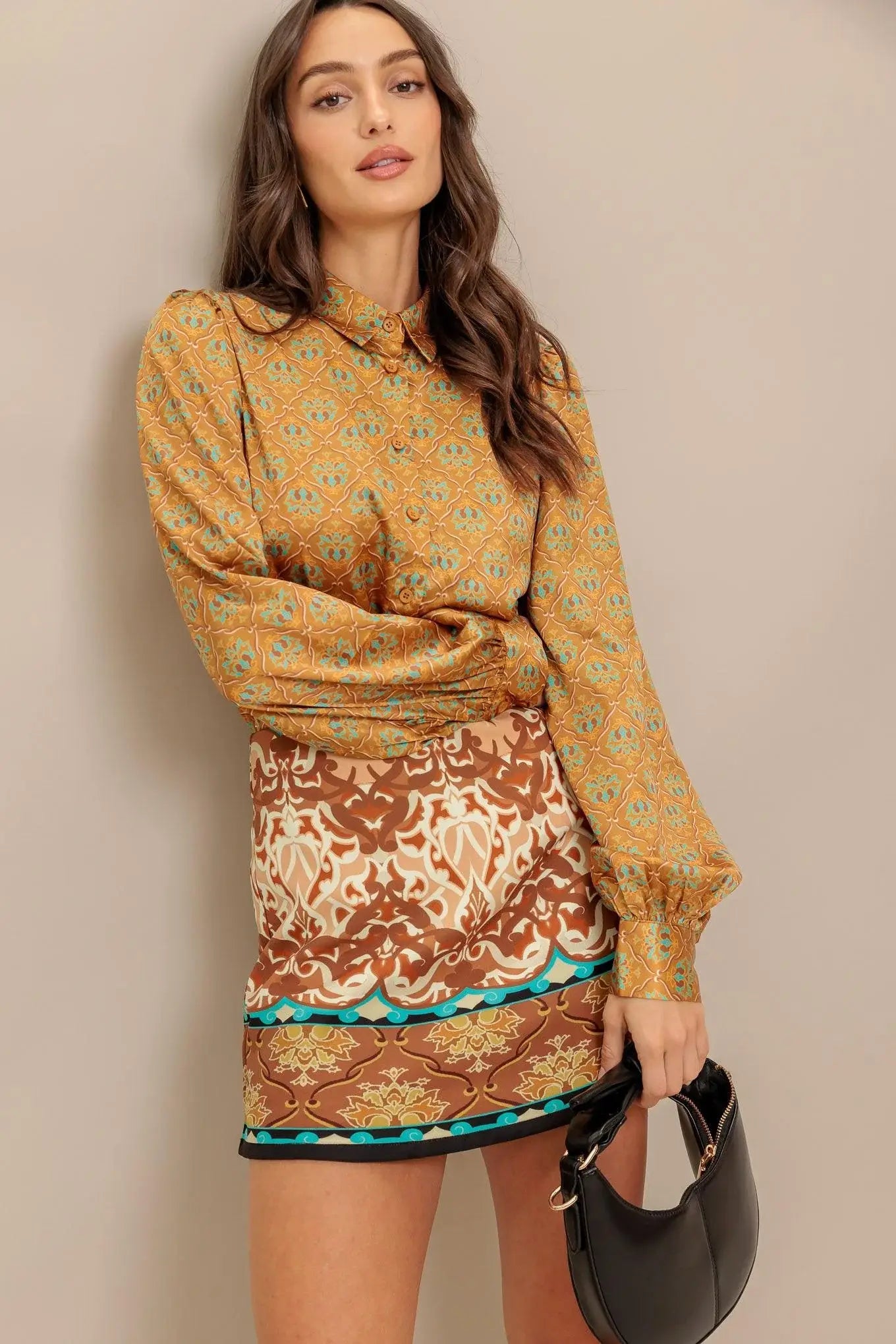 MOROCCAN MUSE WOVEN SKORT - Flying Tomato - Flyclothing LLC