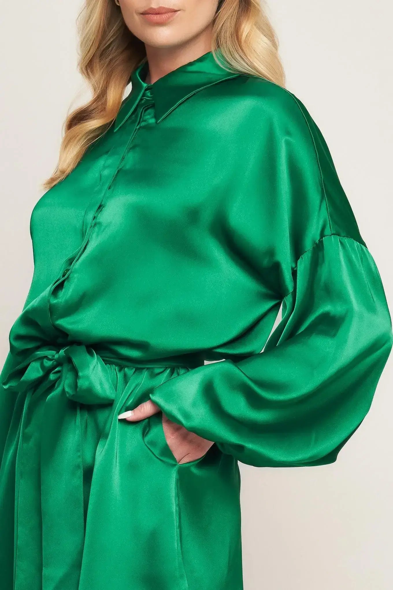CELEBRATION TIME WOVEN SATIN ROMPER - Flying Tomato - Flyclothing LLC