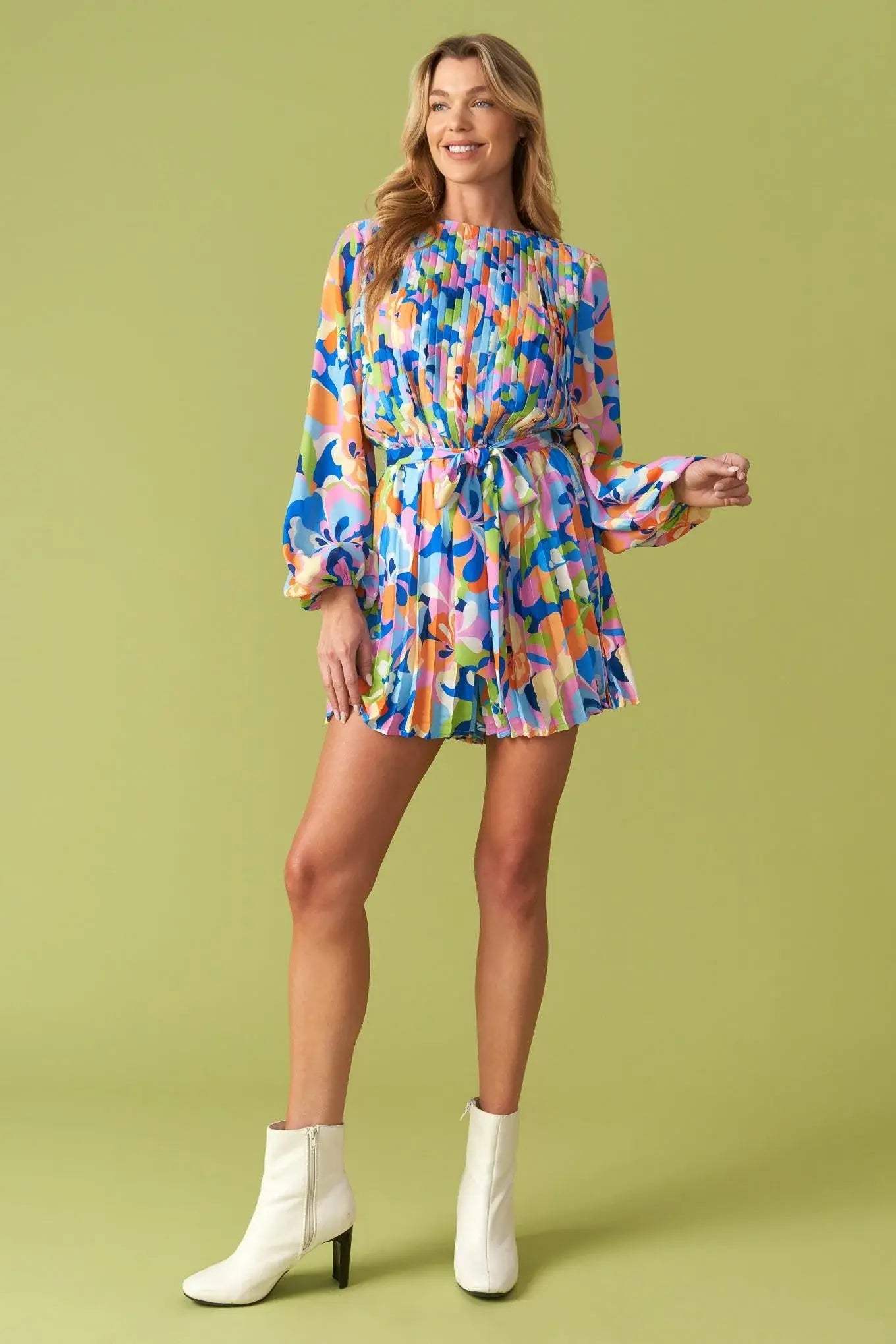 YES PLEASE WOVEN ROMPER - Flying Tomato - Flyclothing LLC