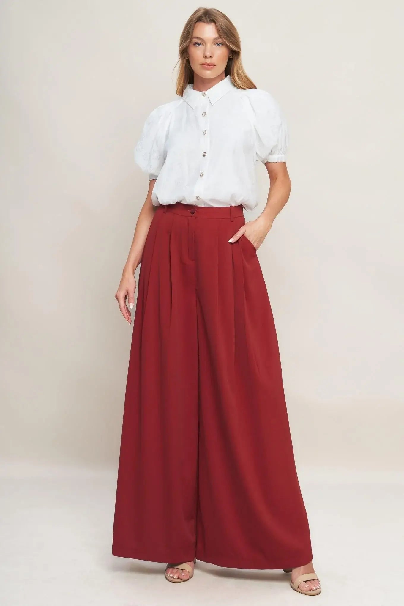 THROW IT BACK WOVEN PANTS - Flying Tomato - Flyclothing LLC