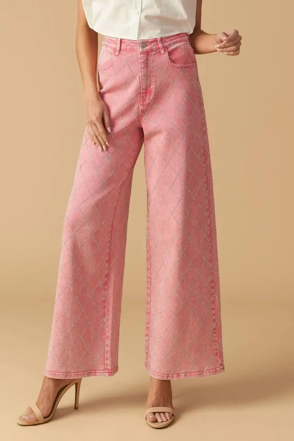 YOU ARE ENOUGH TWILL PANTS - Flying Tomato - Flyclothing LLC