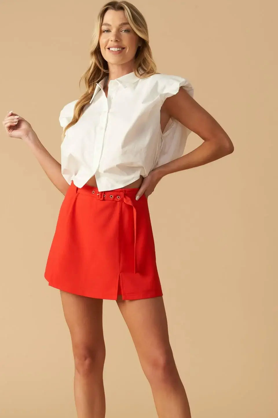 OFF TO TOMORROW WOVEN SKORT - Flying Tomato - Flyclothing LLC