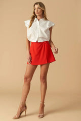 OFF TO TOMORROW WOVEN SKORT - Flying Tomato - Flyclothing LLC