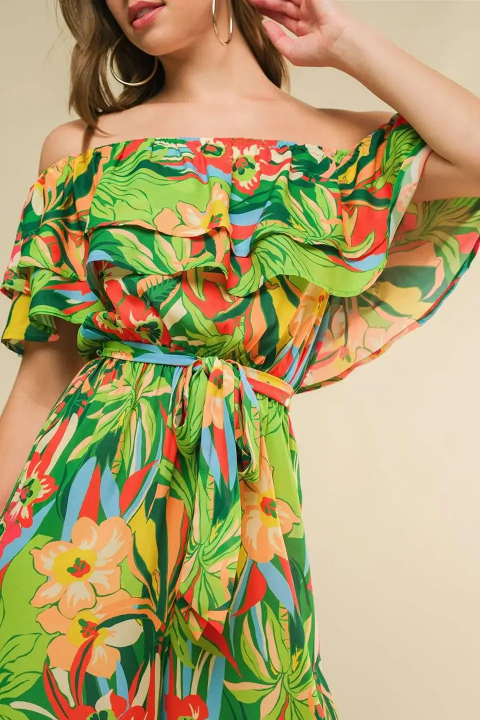 DARING HEART WOVEN JUMPSUIT - Flying Tomato - Flyclothing LLC