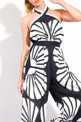 LOVELY EXISTENCE WOVEN JUMPSUIT - Flying Tomato - Flyclothing LLC
