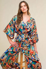 SKYLINE GRACE WOVEN JUMPSUIT - Flying Tomato - Flyclothing LLC
