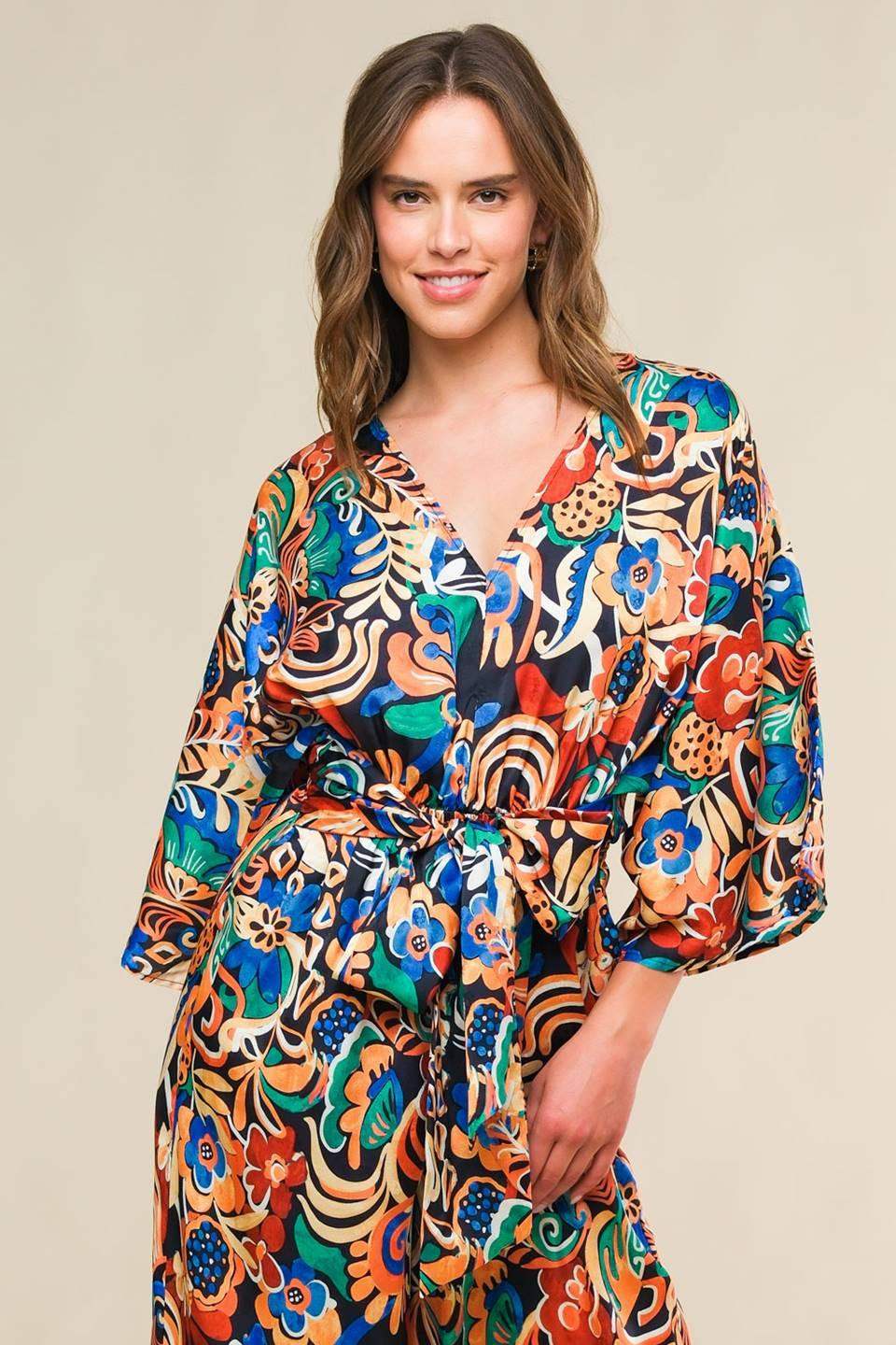 SKYLINE GRACE WOVEN JUMPSUIT - Flying Tomato - Flyclothing LLC