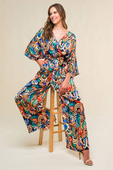 SKYLINE GRACE WOVEN JUMPSUIT - Flying Tomato - Flyclothing LLC