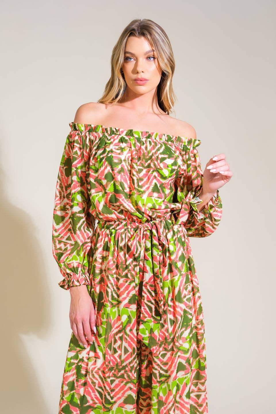 MOMENTS OF JOY WOVEN JUMPSUIT - Flying Tomato - Flyclothing LLC