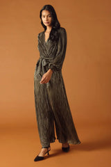 MOMENTS OF CLARITY WOVEN JUMPSUIT - Flying Tomato - Flyclothing LLC