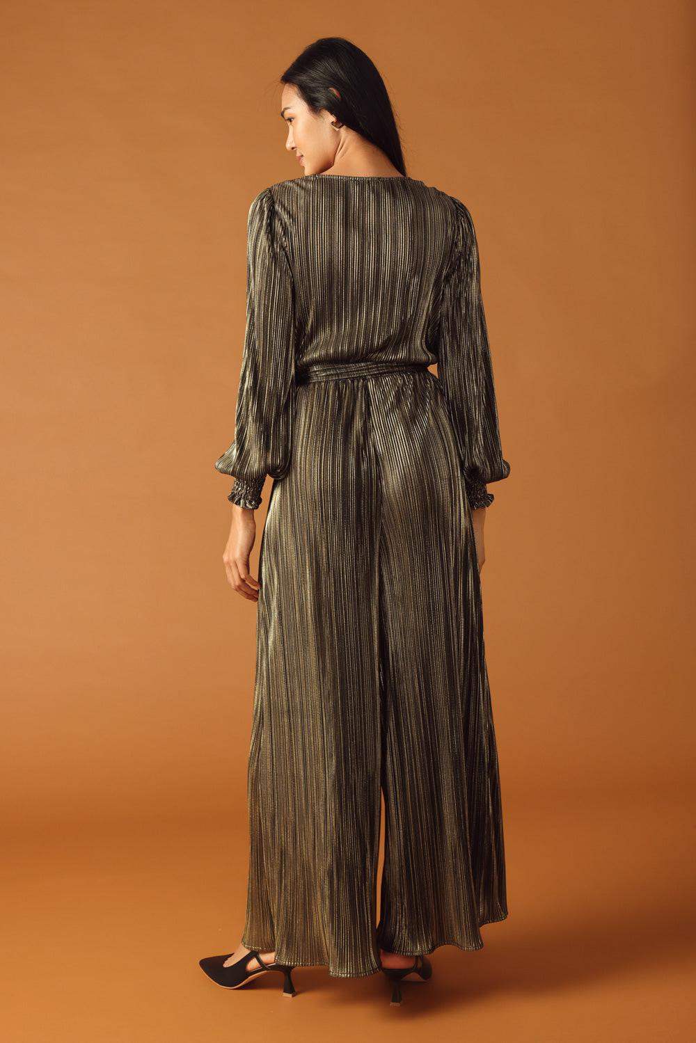 MOMENTS OF CLARITY WOVEN JUMPSUIT - Flying Tomato - Flyclothing LLC
