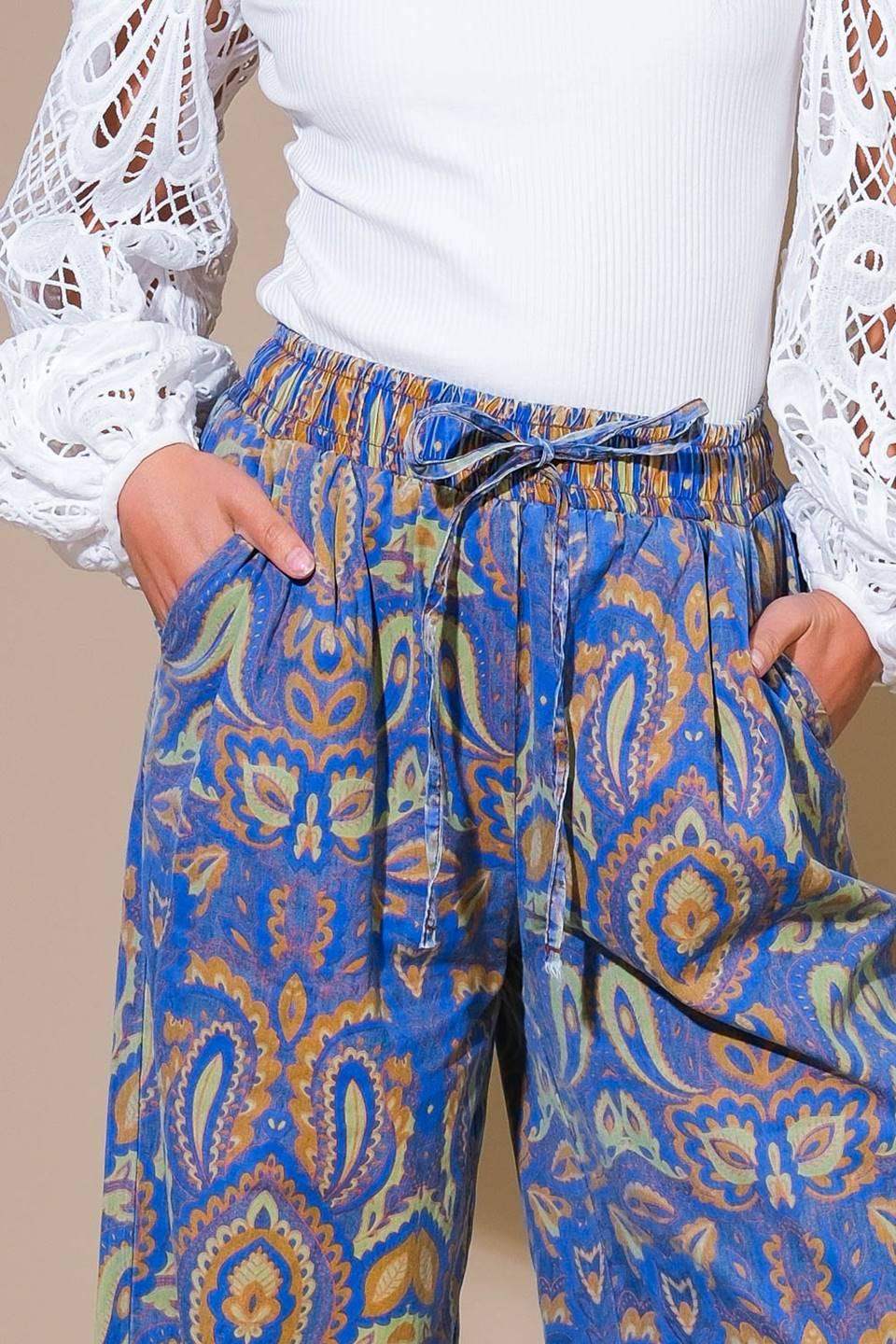 I'M IN CHARGE WOVEN PANTS - Flying Tomato - Flyclothing LLC