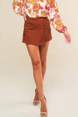 THE WAY OUT TWILL SKORT - Flying Tomato - Flyclothing LLC