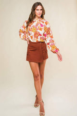 THE WAY OUT TWILL SKORT - Flying Tomato - Flyclothing LLC