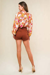 THE WAY OUT TWILL SKORT - Flying Tomato - Flyclothing LLC
