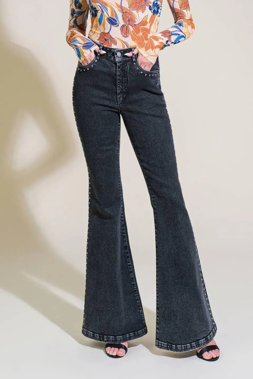 EFFORTLESS ENSEMBLE DENIM PANTS - Flying Tomato - Flyclothing LLC