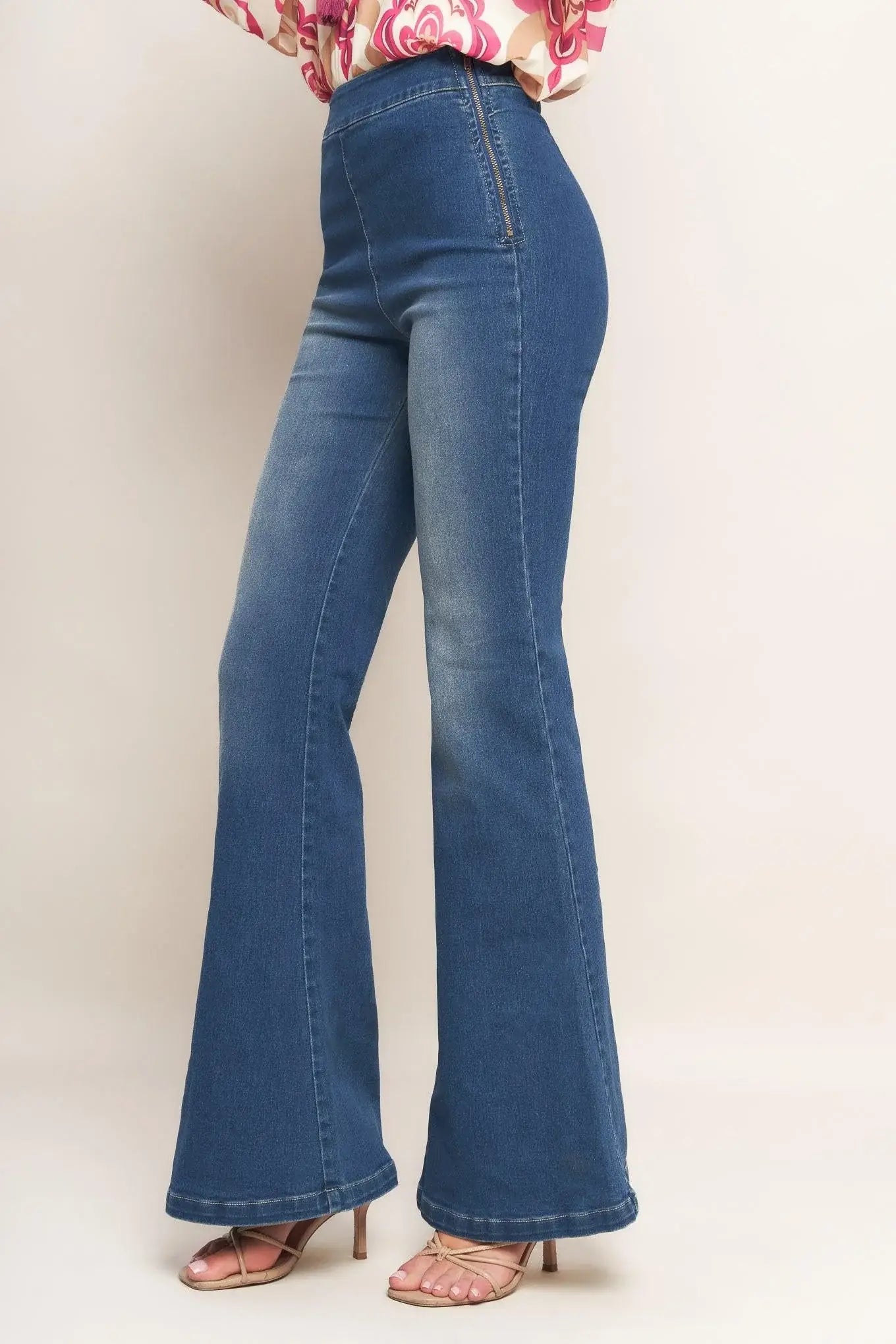 HEAVENLY HUES DENIM PANTS - Flying Tomato - Flyclothing LLC